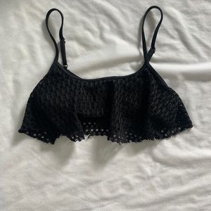 Black Roxy bikini top